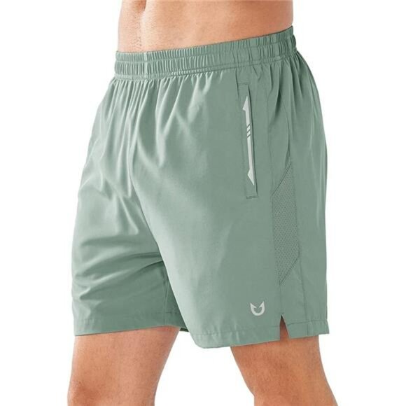 Mens Running Shorts 5 Inch Quick Dry Gym Workout Athletic Tennis Hiking Shorts - Picture 7 of 7